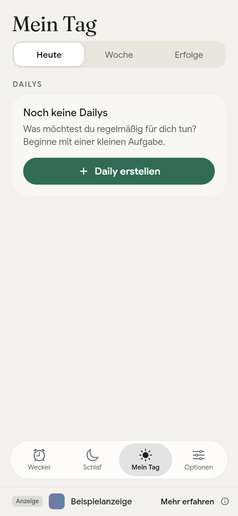 Mein Tag