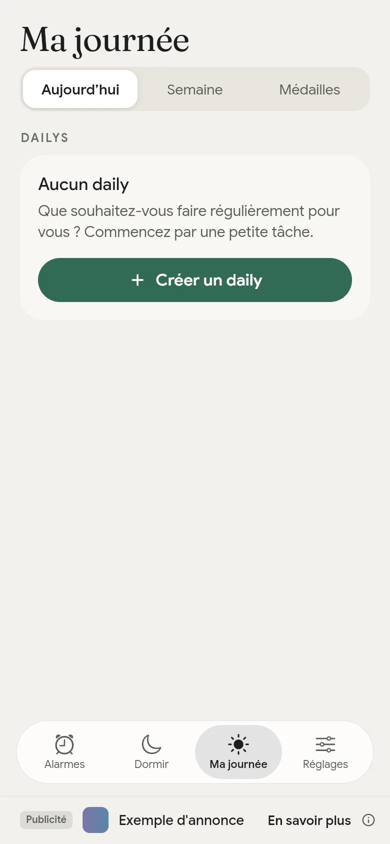 Ma journée