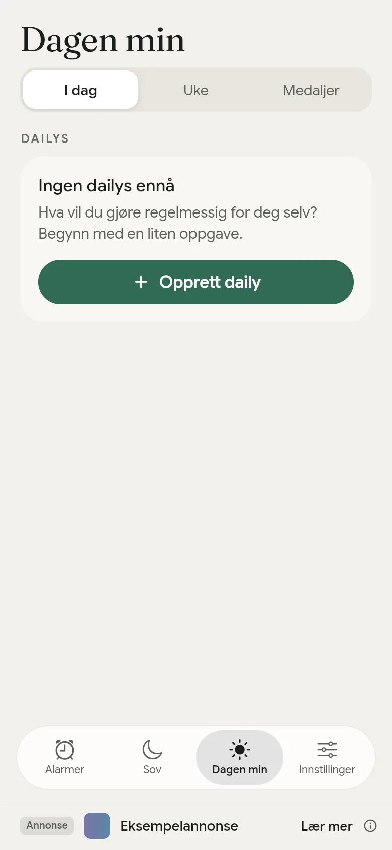 Dagen min