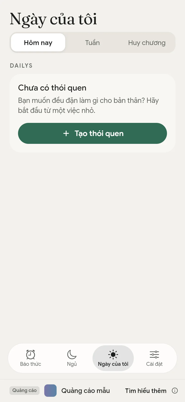 Ngày của tôi